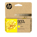 HP 937e EvoMore Yellow Original Ink Cartridge cartucho de tinta 1 pieza(s) Alto rendimiento (XL) Amarillo