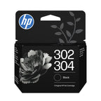 HP 302/304 Black Original Ink Cartridge cartucho de tinta 1 pieza(s) Rendimiento estándar