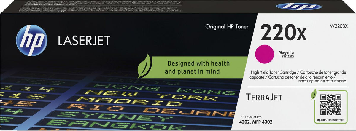 HP 220X Mgn LaserJet Toner Cartridge cartucho de tóner 1 pieza(s)