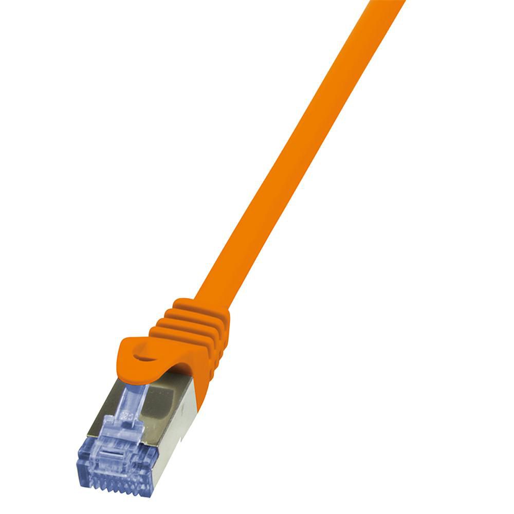 LogiLink 2m Cat.6A 10G S/FTP cable de red Naranja Cat6a S/FTP (S-STP)