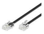 Microconnect MPK456S cable telefónico 6 m Negro