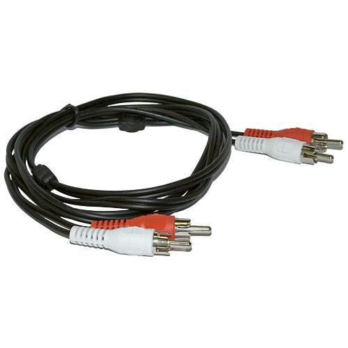Microconnect AUDCC10 cable de audio 10 m 2 x RCA Negro