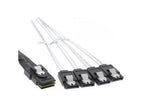 Microconnect SFF8087/4XSATA1 cable Serial Attached SCSI (SAS) 1 m Blanco
