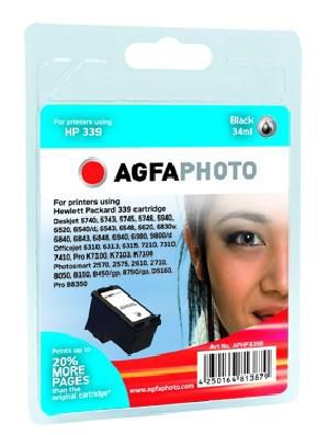 AgfaPhoto Ink Black, HP No. 339 APHP339B