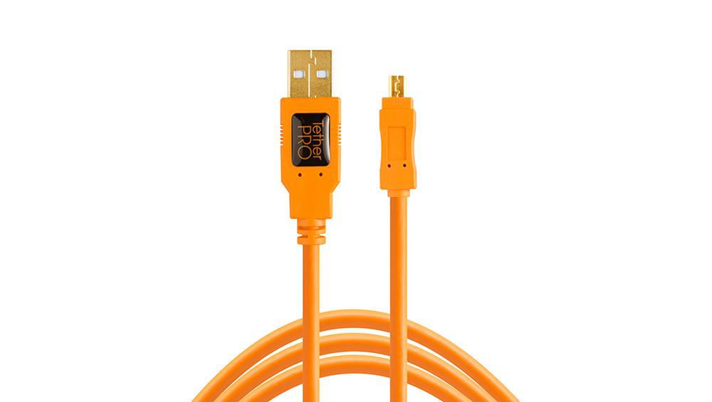 Tether Tools TetherPro USB 2.0 A to Mini-B CU8015-ORG
