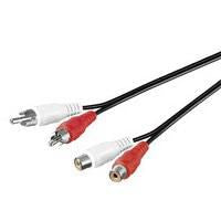 Microconnect AUDCH2 cable de audio 1,5 m 2 x RCA Negro