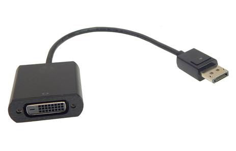 HP 752660-001 adaptador de cable de vídeo DVI DisplayPort Negro