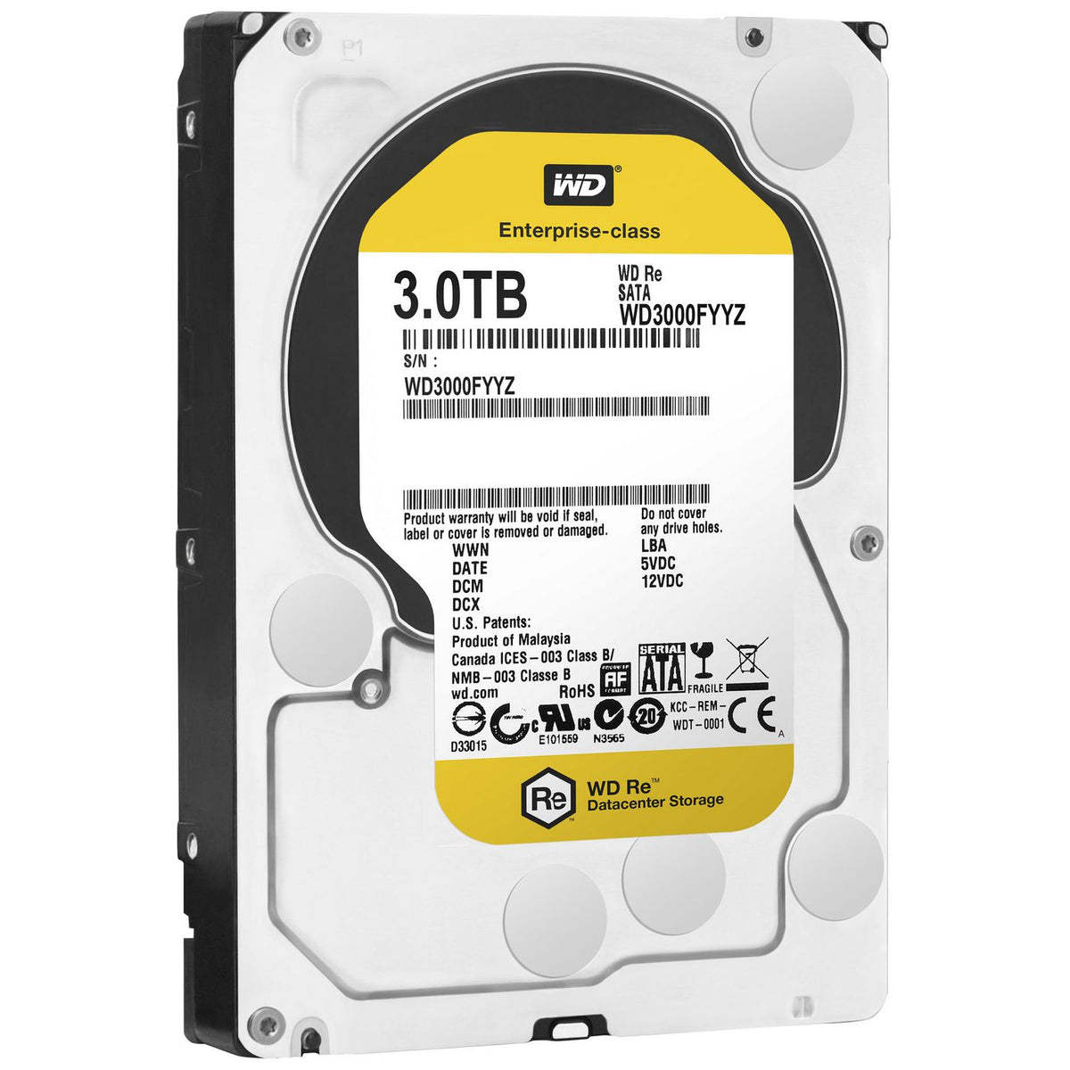 Western Digital WD RE4 3TB 7200RPM 24x7 WD3000FYYZ-RFB – Reacondicionado
