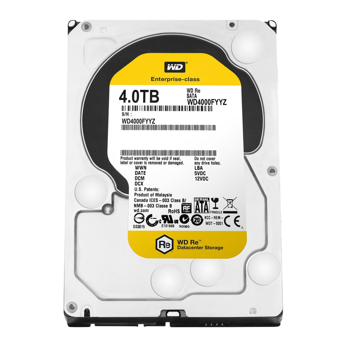 Western Digital WD RED 4TB 7200RPM 24x7 WD4000FYYZ-RFB – Reacondicionado