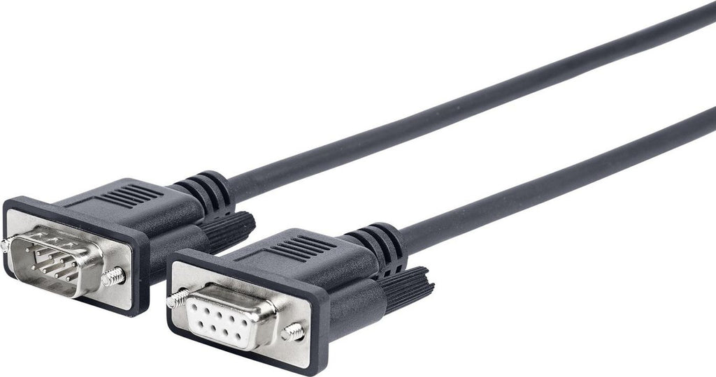 Vivolink PRORS1.8 cable de serie Negro 1,8 m DB-9