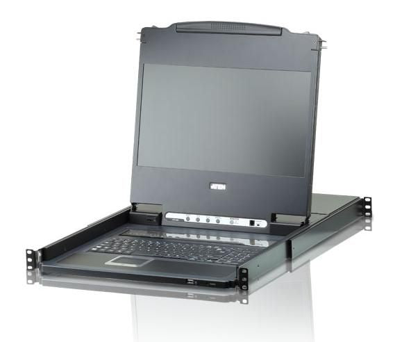 ATEN CL6708MW consola de rack 43,9 cm (17.3") Negro 1U