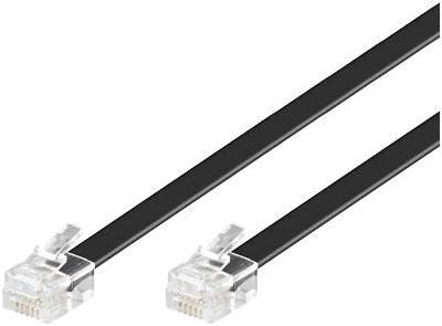 Microconnect MPK106B cable telefónico 6 m Negro