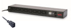 APC AP7921B unidad de distribución de energía (PDU) 8 salidas AC 0U/1U Negro