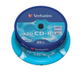 Verbatim CD-R AZO Crystal 700 MB 52x 25 pieza(s)
