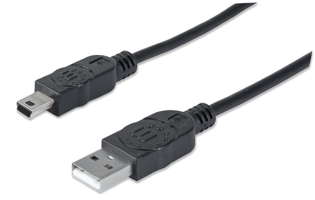 Manhattan 333375 cable USB USB 2.0 1,8 m USB A Mini-USB B 0,48 Gbit/s Negro
