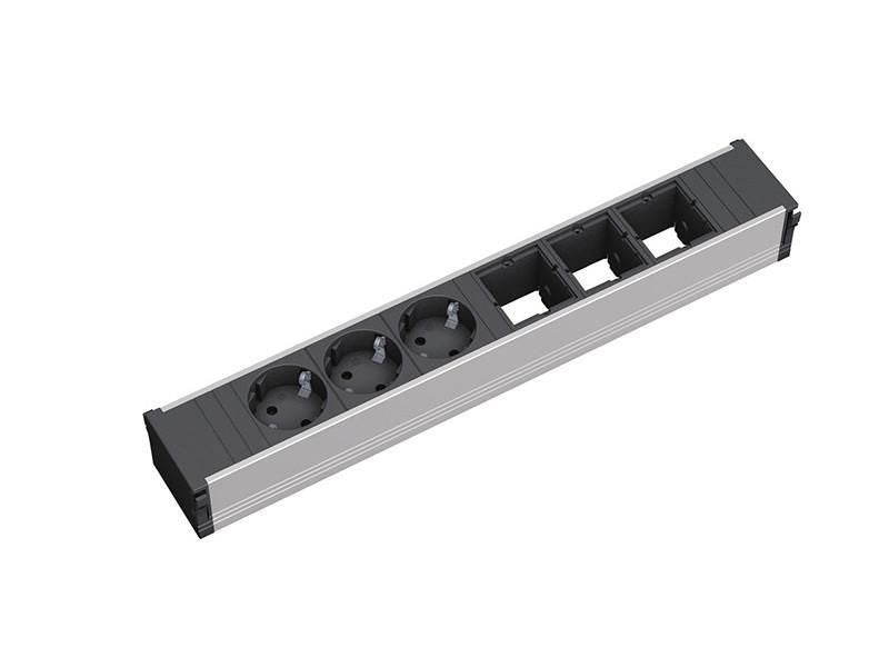 Bachmann CONI 3xSchuko & 3xEmpty 912.006