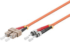 Microconnect FIB122001-2 Cable de fibra óptica e InfiniBand 1 m SC ST Naranja
