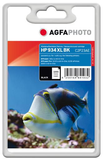 AgfaPhoto Ink Black HP No. 934 XL APHP934BXL