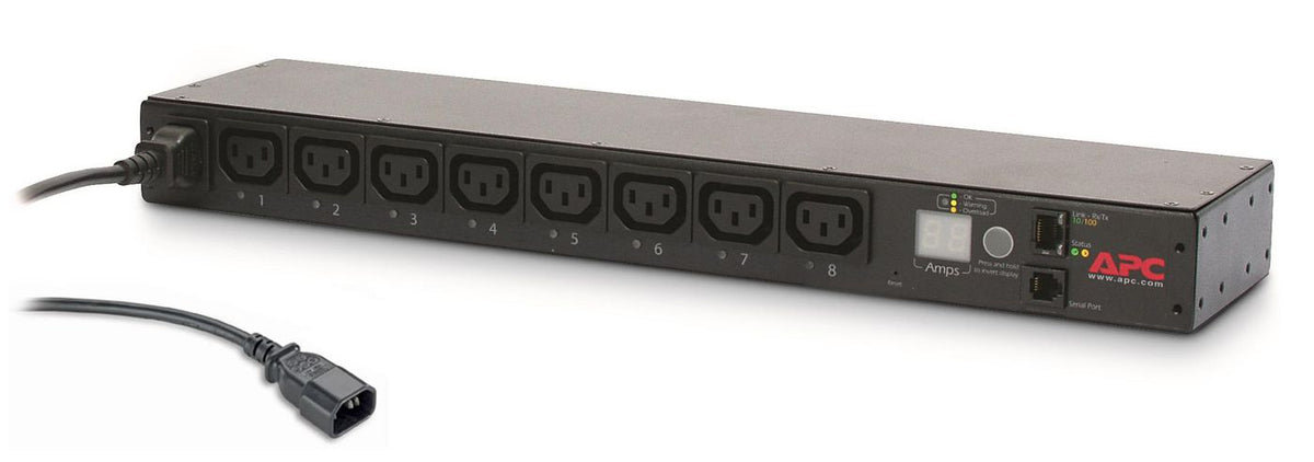 APC AP7920B unidad de distribución de energía (PDU) 8 salidas AC 0U/1U Negro