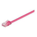 Microconnect UTP605PI cable de red Rosa 5 m Cat6 U/UTP (UTP) Alrededor