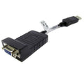 HP 753745-001 adaptador de cable de vídeo 0,2 m DisplayPort VGA Negro