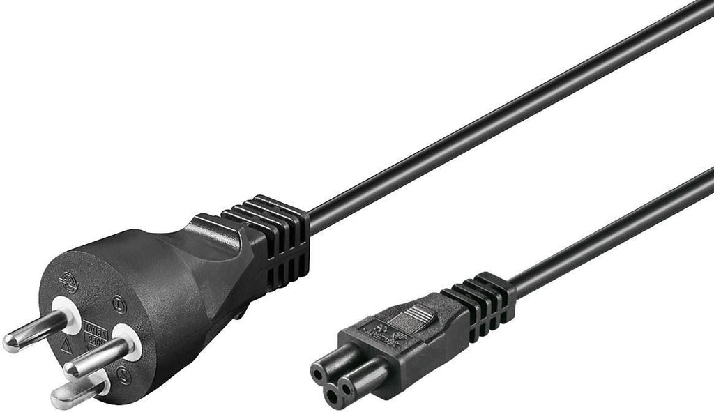 Microconnect PE120810 cable de transmisión Negro 1 m Enchufe tipo K C5 acoplador