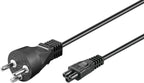 Microconnect PE120810 cable de transmisión Negro 1 m Enchufe tipo K C5 acoplador