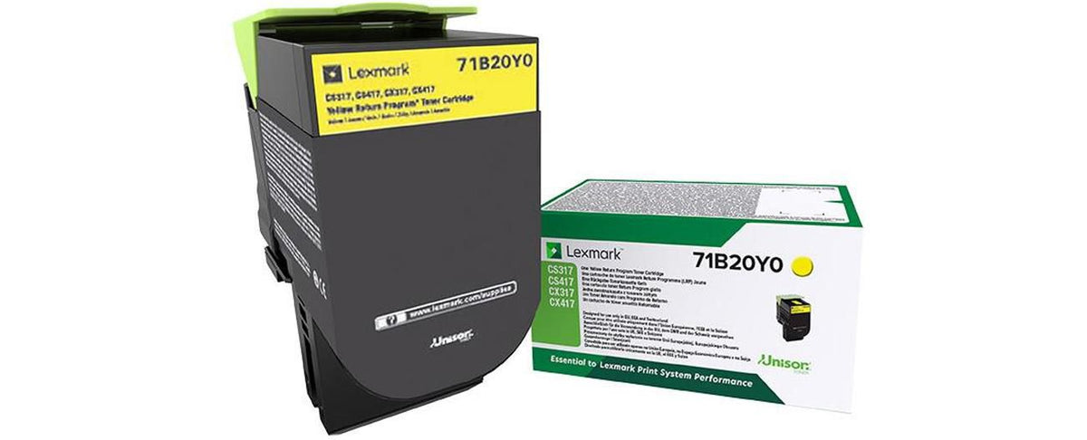 Lexmark 71B20Y0 Toner Cartridge 1 71B20Y0 / E