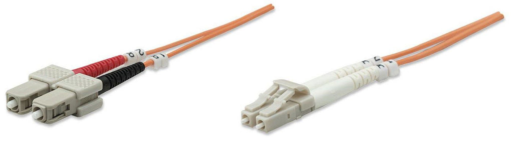 Intellinet 3.0m LC-SC M/M Cable de fibra óptica e InfiniBand 3 m Naranja