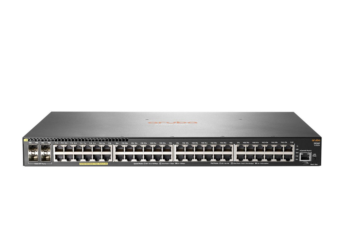 Hewlett Packard Enterprise Aruba 2930F 48G PoE+4SFP JL262A#ABB