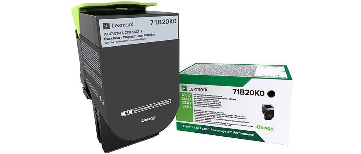 Lexmark Toner Black Return Program 71B20K0