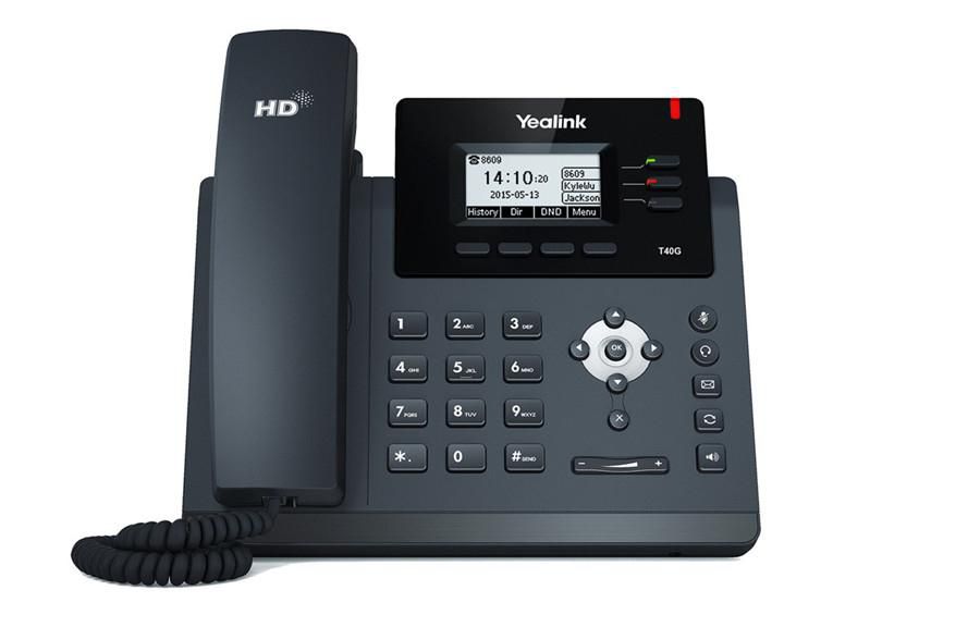 Yealink SIP-T40G teléfono IP Negro 3 líneas LCD