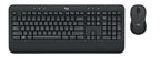 Logitech MK545 Advanced teclado Ratón incluido Universal USB QWERTZ Alemán Negro