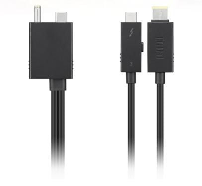 Lenovo 4X90U90616 Adaptador gráfico USB Negro
