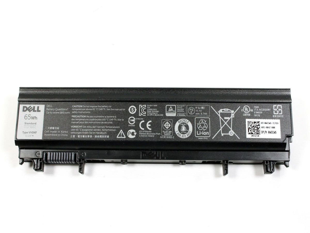 Dell Battery, 65WHR, 6 Cell, C3YFG
