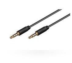 Microconnect IPOD012 cable de audio 1 m 3,5mm Negro