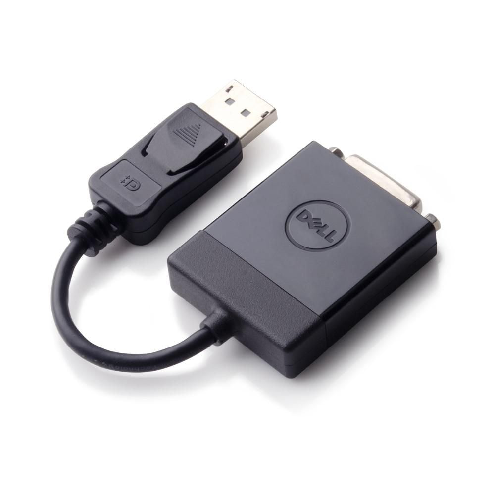 DELL 470-ABEO adaptador de cable de vídeo DisplayPort DVI Negro