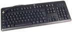 HP 672647-053 teclado Oficina USB AZERTY Francés Negro