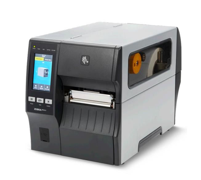 Impresora Zebra ZT411 RFID gama media, 300 ppp, 356 mm/s, transferencia térmica, UHF, Bluetooth, Wi-Fi, Ethernet, RS232, USB 2.0, cable de alimentación UE/RU.