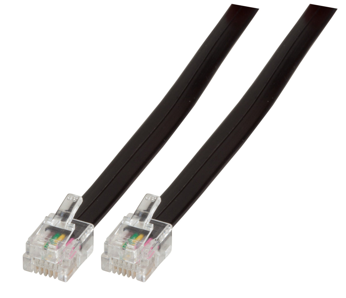 EFB Elektronik K2404SW.1 Cable telefónico 1 m Negro