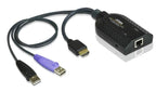 ATEN KA7168-AX cable para video, teclado y ratón (kvm) Negro, Metálico, Púrpura