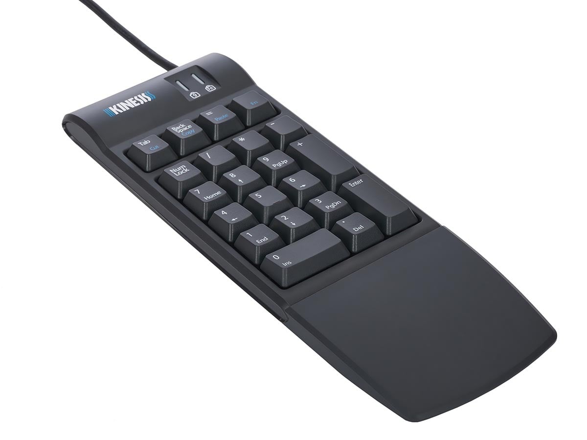 Kinesis Freestyle2 teclado numérico de membrana táctil silencioso y de baja