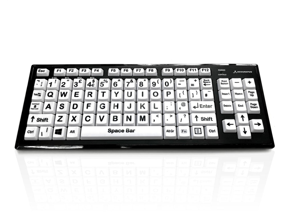 Accuratus KYB-M2BLK-UCUHBT teclado Doméstico RF Inalámbrico + Bluetooth QWERTY (2)