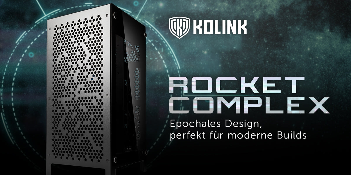 Caja Kolink Rocket Complex aluminio Mini-ITX Tower Gris Metal Oscuro