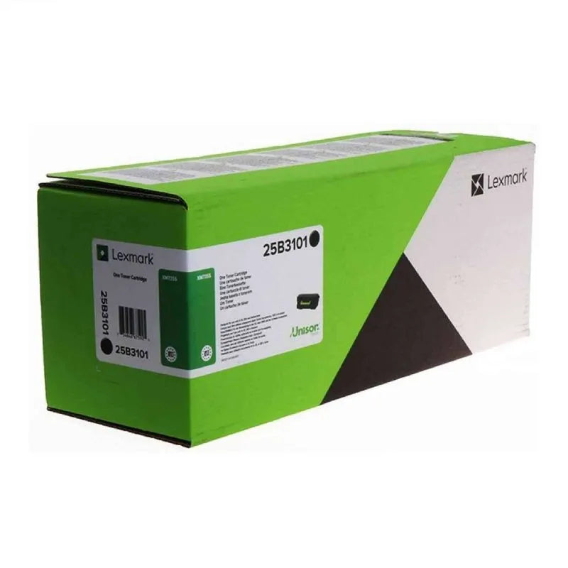 Cartucho de tóner Lexmark 25B3101 1 pieza Original Negro