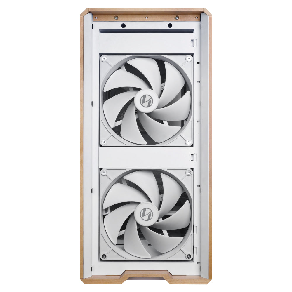 Lian Li Lancool LAN217W caja ordenador Midi Tower blanco Wood