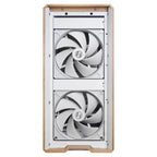 Lian Li Lancool LAN217W caja ordenador Midi Tower blanco Wood