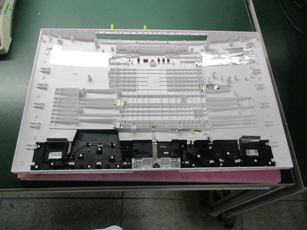 Rear cover with antenna for
