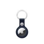 Estuche para Airtag - microtwill, stainless steel - azul oscuro - para iPhone/iPad/iPod