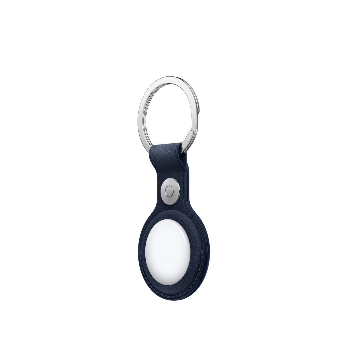 Estuche para Airtag - microtwill, stainless steel - azul oscuro - para iPhone/iPad/iPod
